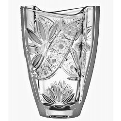 Liliom * Cristal Vază în formă de butoi 23 cm (Smi17567)